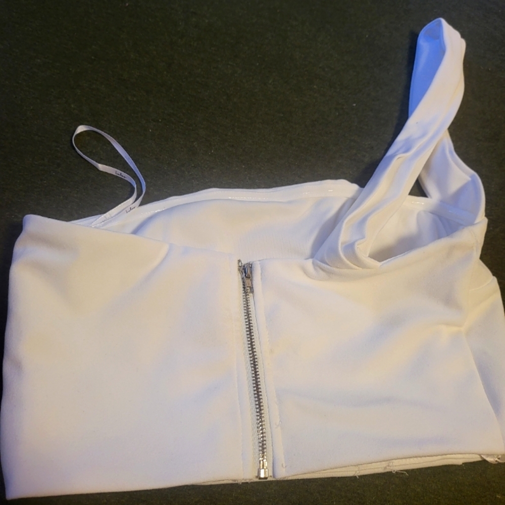 Lulus white mini top